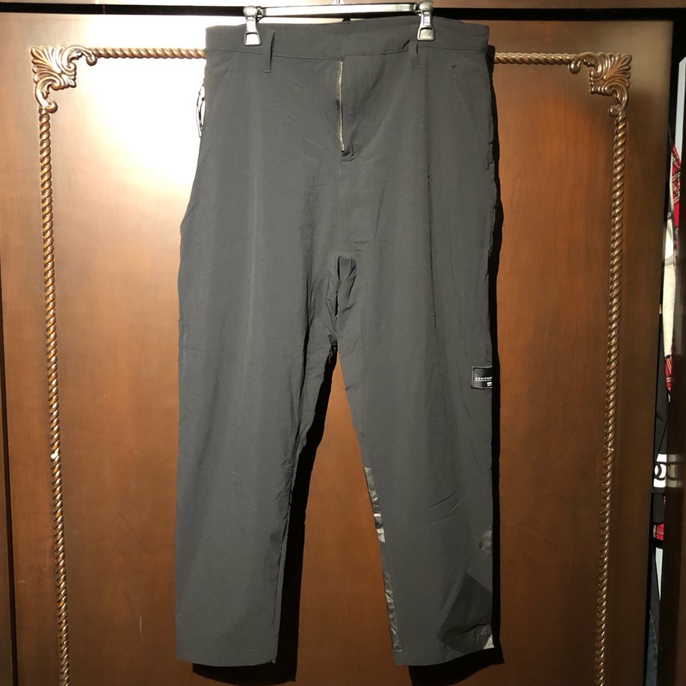 New Adidas EQT Bold Taper Mens Black Crop Pants L